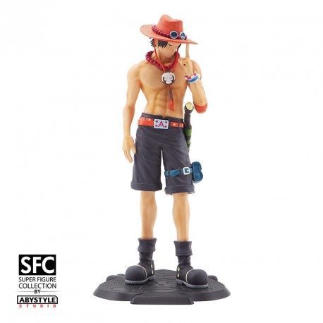 PORTGAS D. ACE CON DOS DEDOS EN EL SOMBRERO ONE PIECE ABYSSE AMERICA 7 PULGADAS