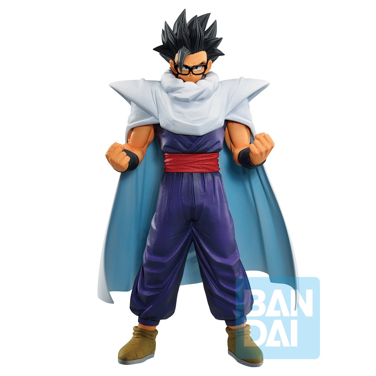 GOHAN CON LENTES Y CAPA DE PICCOLO DRAGON BALL BANDAI 9.8 PULGADAS
