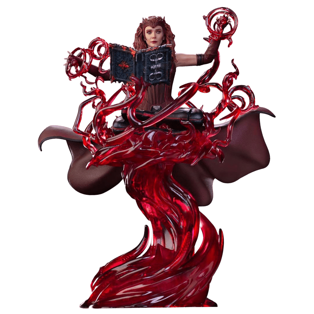 WANDA LEYENDO EL DARKHOLD WANDAVISION IRON STUDIOS 9.45 PULGADAS