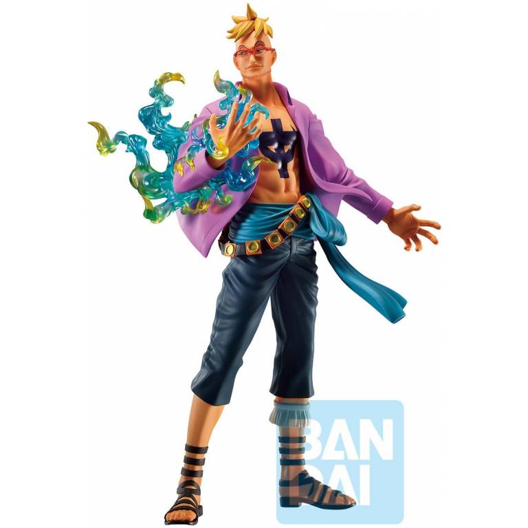 MARCO EL FÉNIX CON FUEGO EN LA MANO DERECHA ONE PIECE BANDAI 6.7 PULGADAS