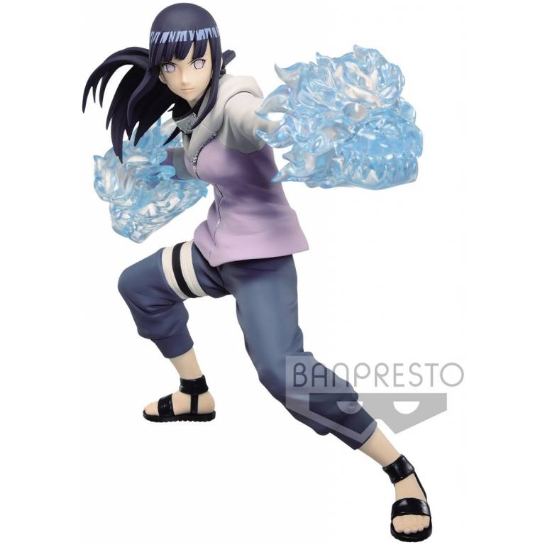 HINATA EN POSICION DE PELEA CON CHAKRA EN LAS MANOS NARUTO BANPRESTO 6.3 PULGADAS