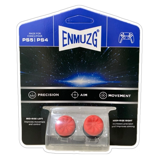 JOY-STICK ENMUZG ROJO CON NEGRO (PS5)