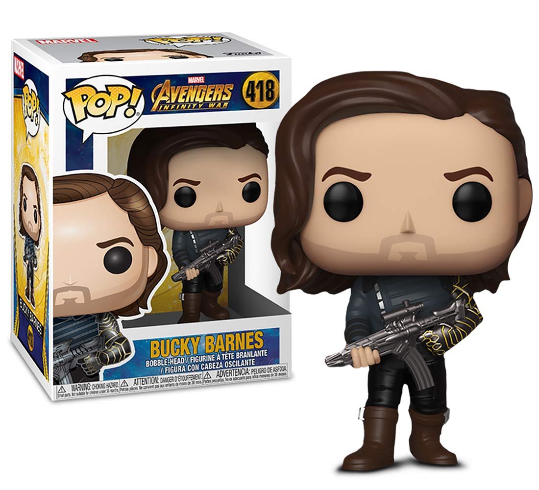 MARVEL AVENGERS BUCKY BARNES FUNKO 418 3.75 PULGADAS