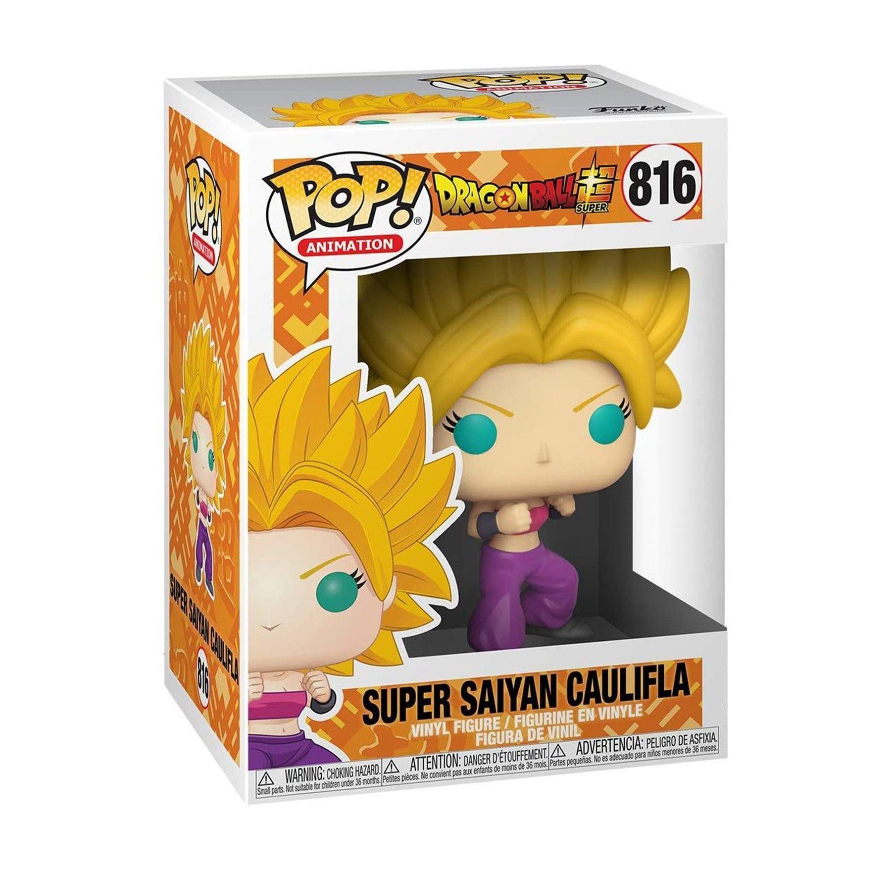 CAULIFLA SUPER SAIYAN DRAGON BALL SUPER FUNKO 816 3.94 PULGADAS