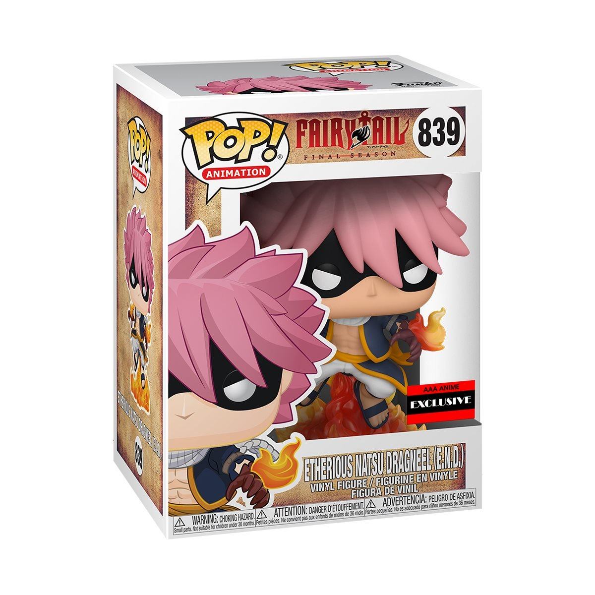 ETHERIOUS NATSU DRAGNEEL FAIRY TAIL FUNKO 839 3.75 PULGADAS