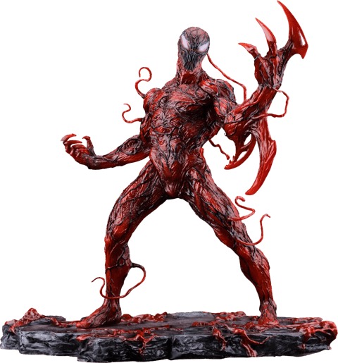 CARNAGE RENEWAL DE PIE GARRAS HACIA ARRIBA MARVEL U. KOTOBUBUKIYA 1/10 KOTOBUKIYA 7.9 PULGADAS