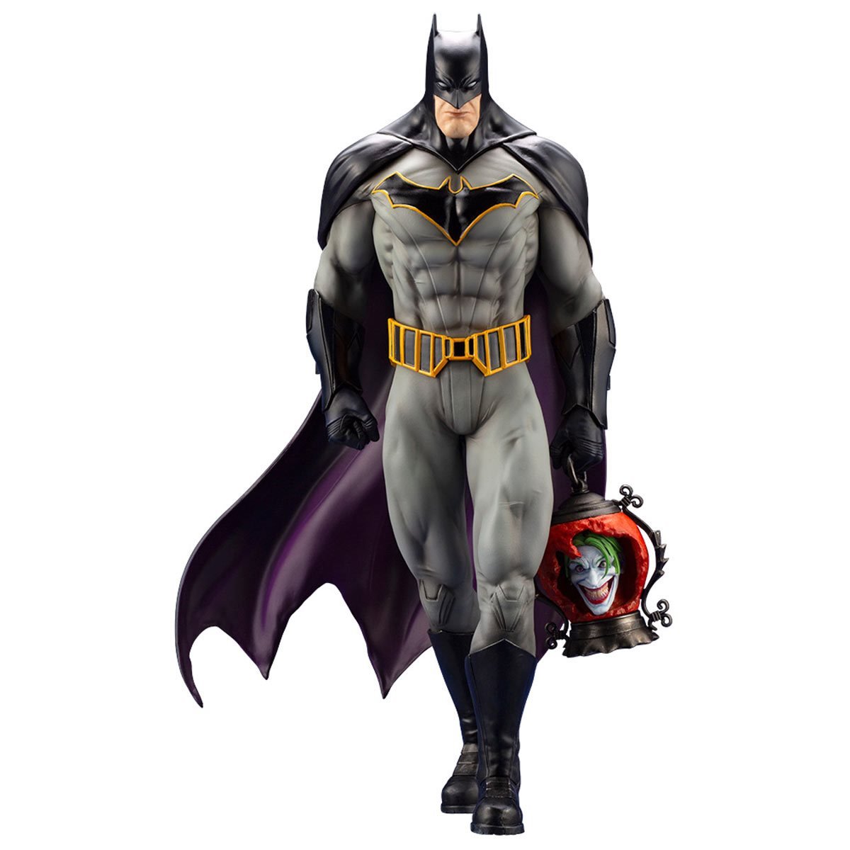 BATMAN CON LA CABEZA DEL JOKER EN MANO LAST KNIGHT ON EARTH KOTOBUKIYA 11.8 PULGADAS