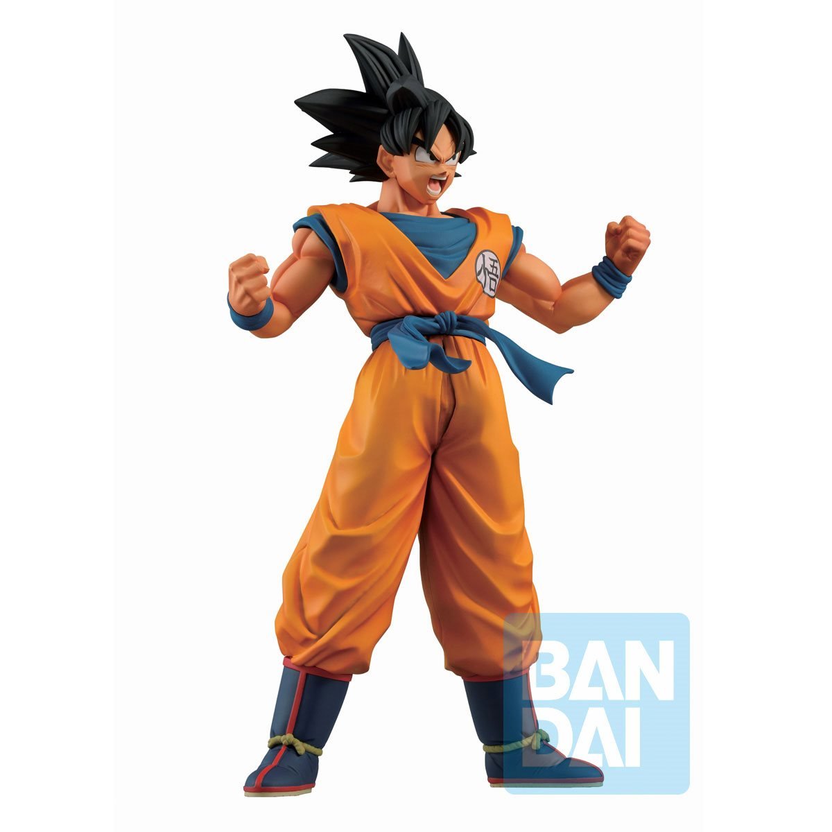 SON GOKU KIMONO NARANJA Y AZUL PELO NEGRO BANDAI 6.69 PULGADAS