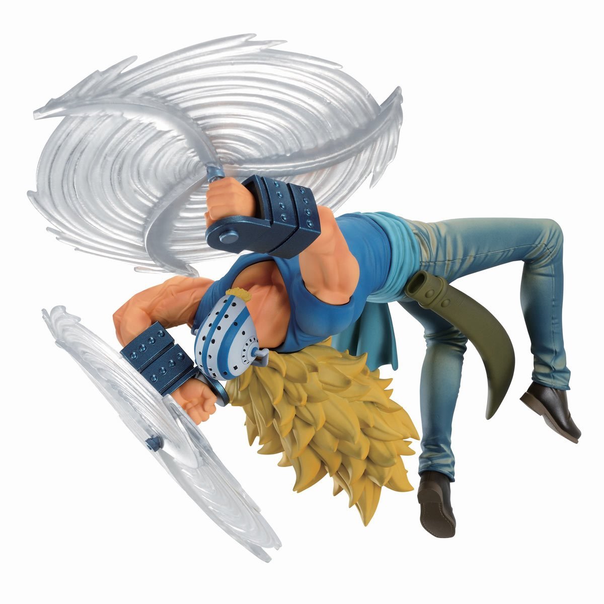 KILLER DE CABEZA CON ESPADAS ROTATANDO EN WANO ONE PIECE BANDAI 5.1 PULGADAS