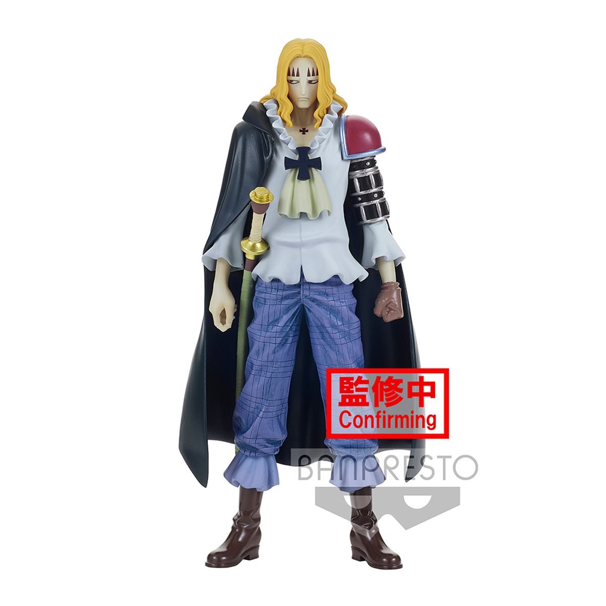 BASIL HAWKINS DE PIE ONE PIECE BANPRESTO 6.69 PULGADAS