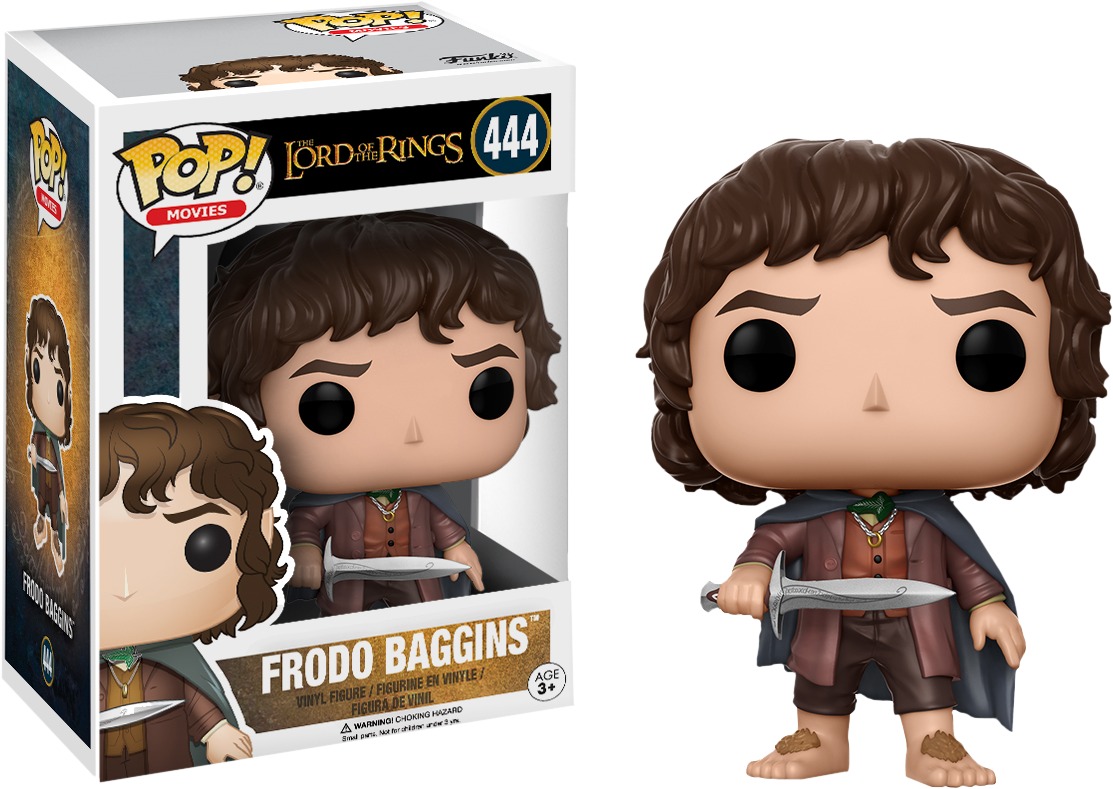 FRODO BAGGINS LORD OF THE RINGS FUNKO 3.54 PULGADAS 444 3.75 PULGADAS