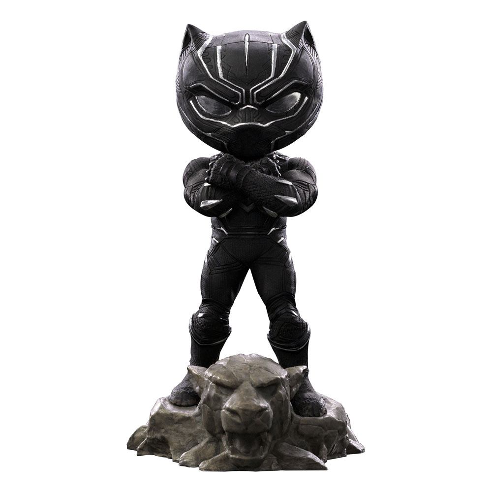 BLACK PANTHER AVENGERS MINIFIGURA IRON STUDIOS 6.6 PULGADAS
