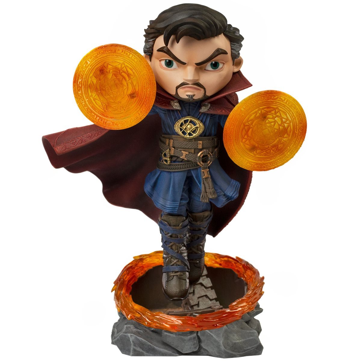 DOCTOR STRANGE CON PODERES EN MANOS MINI AVENGERS ENDGAME IRON STUDIOS 6.6 PULGADAS