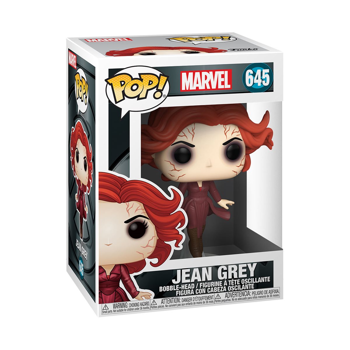JEAN GREY MARVEL FUNKO 645 3.54 PULGADAS
