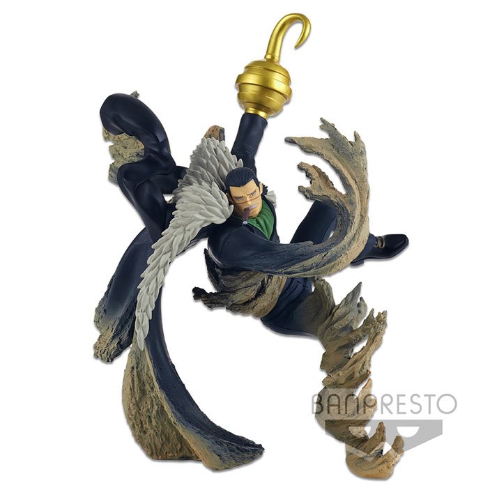 CROCODILE CON CIGARRO EN BOCA MANO Y PIE DE ARENA ONE PIECE BANPRESTO 5.7 PULGADAS